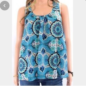 Anthropologie Meadow Rue Merlin Swing Back Top